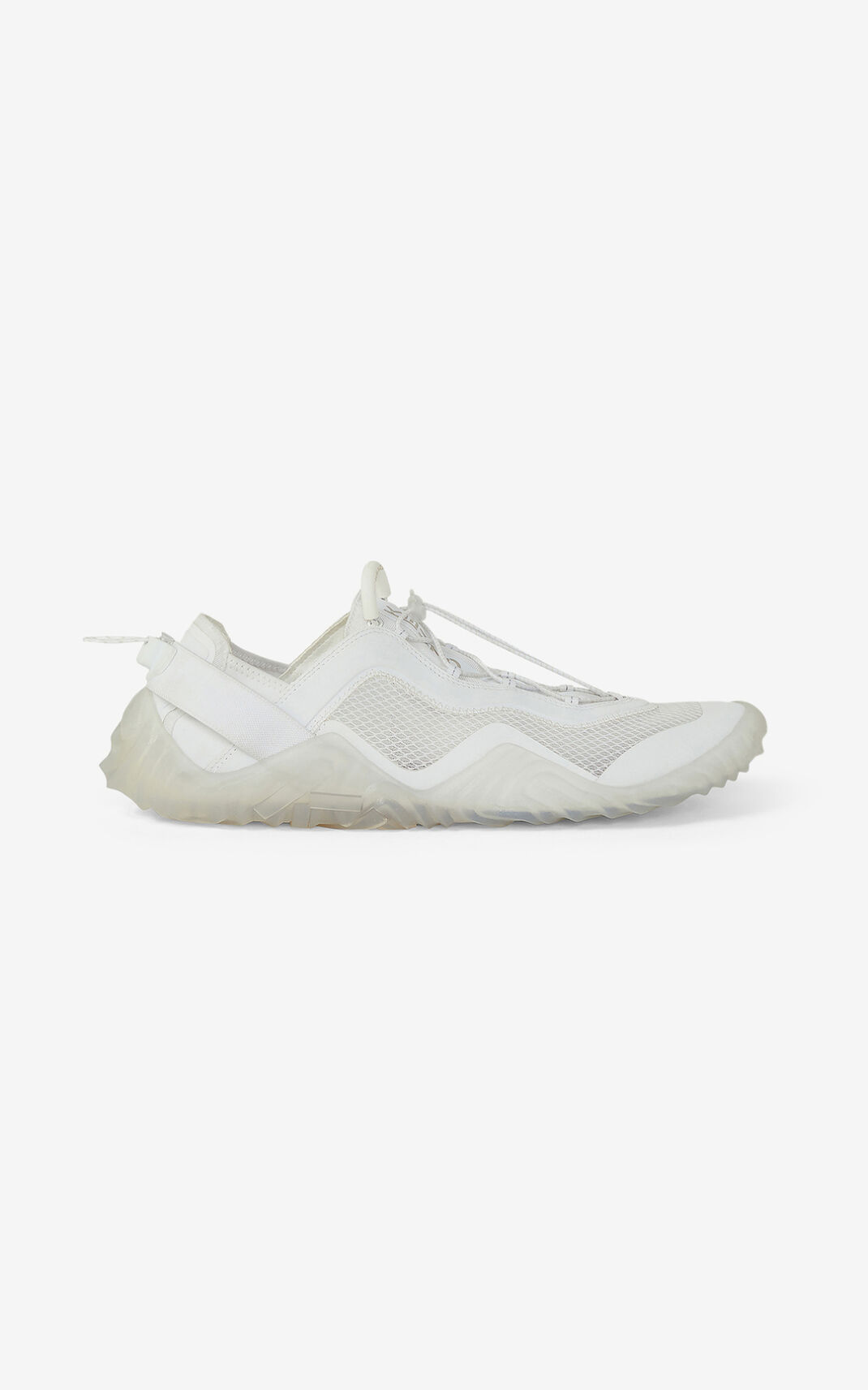 Kenzo Sport Wave mesh Sneakers White For Mens 6429HSKEJ